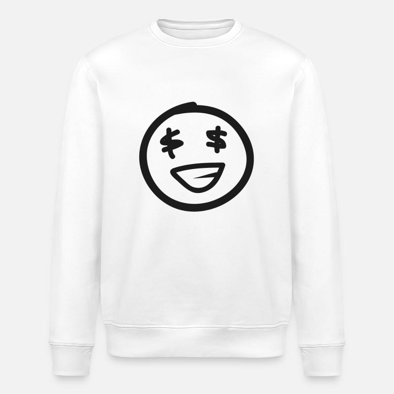 oeil de l'argent - Sweat bio ROLLER Stanley/Stella Unisexe - blanc