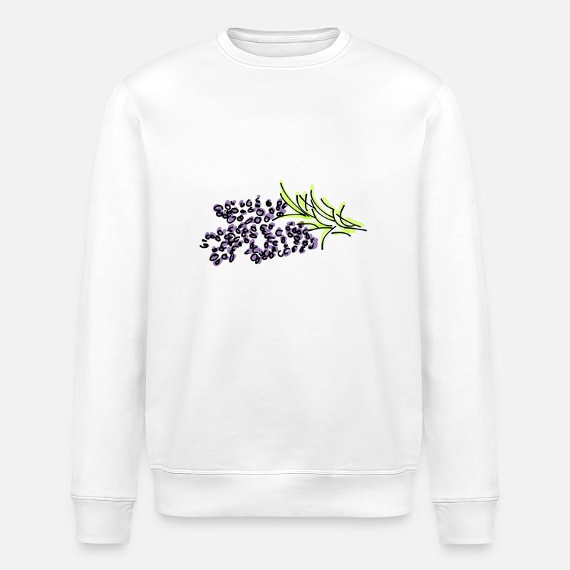 lavande - Sweat bio ROLLER Stanley/Stella Unisexe - blanc