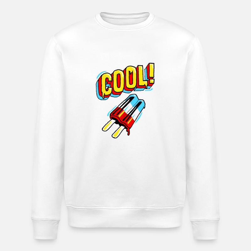 JR Cool - Stanley/Stella Unisex Bio-Sweatshirt ROLLER - Weiß