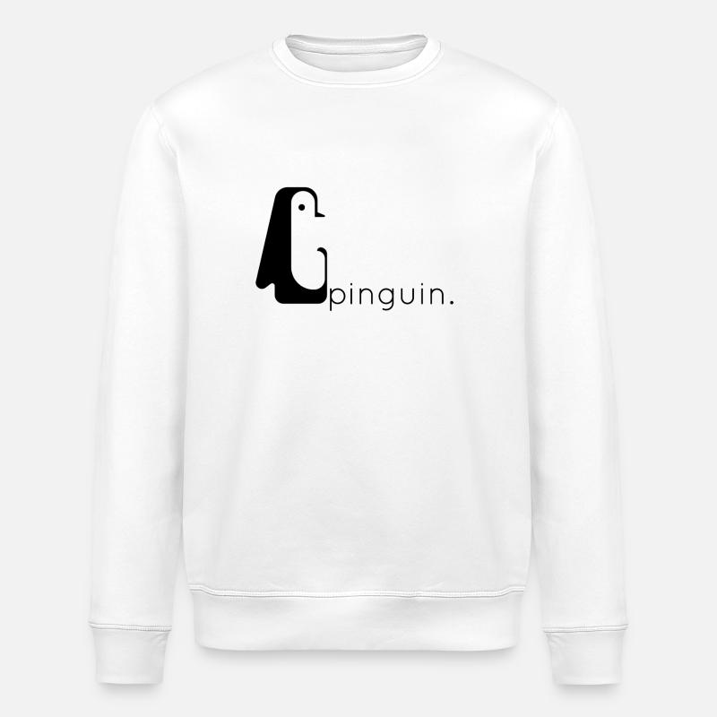 pinguin. - Stanley/Stella Unisex Bio-Sweatshirt ROLLER - Weiß