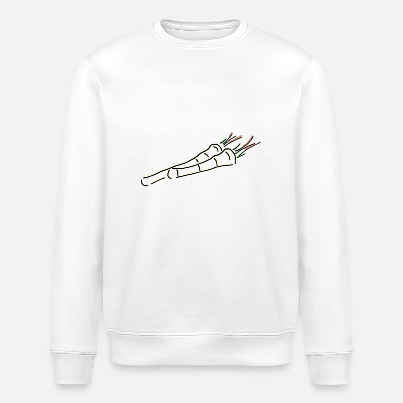 horseradish - Stanley/Stella ROLLER Unisex Organic Sweatshirt - white