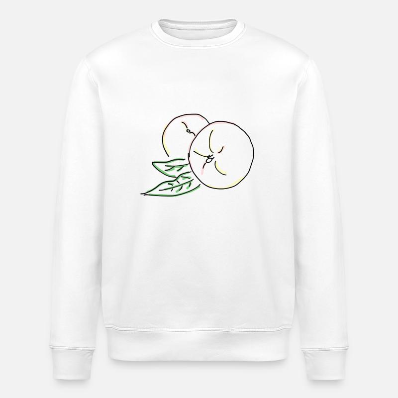 pêche - Sweat bio ROLLER Stanley/Stella Unisexe - blanc