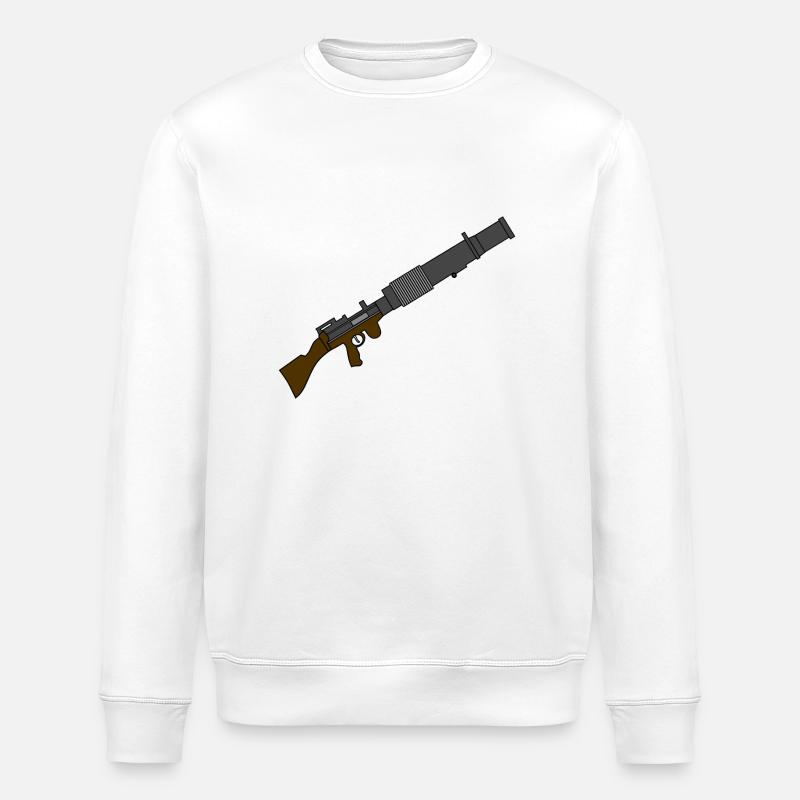 Langer Blaster - Stanley/Stella Unisex Bio-Sweatshirt ROLLER - Weiß