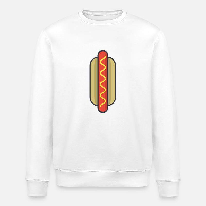 saucisse - Sweat bio ROLLER Stanley/Stella Unisexe - blanc