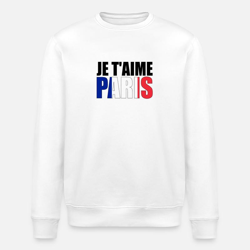 PARIS - Stanley/Stella Unisex Bio-Sweatshirt ROLLER - Weiß