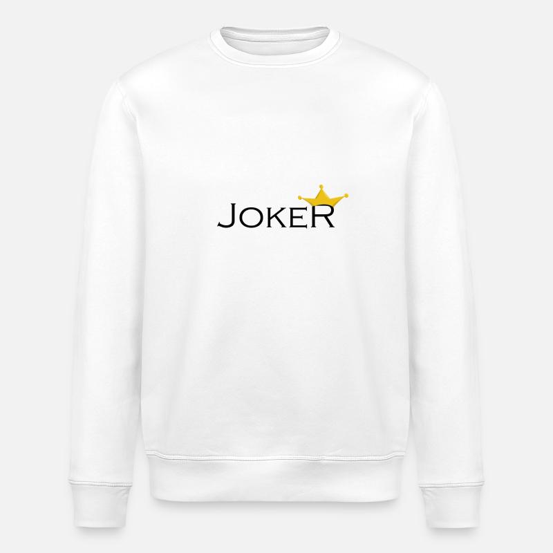 Joker Vers 1 - Stanley/Stella Unisex Bio-Sweatshirt ROLLER - Weiß