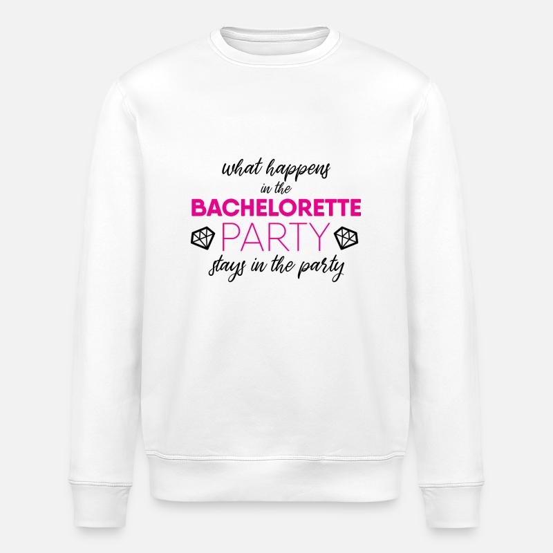 Junggesellinnenabschied - Stanley/Stella Unisex Bio-Sweatshirt ROLLER - Weiß
