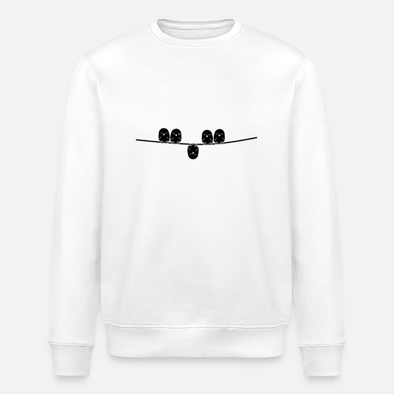 be different - Stanley/Stella ROLLER Unisex Organic Sweatshirt - white