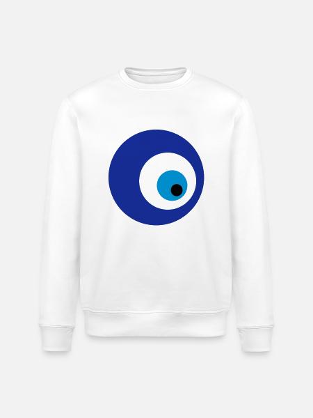 mavi boncuk - Stanley/Stella Unisex Bio-Sweatshirt ROLLER - Weiß