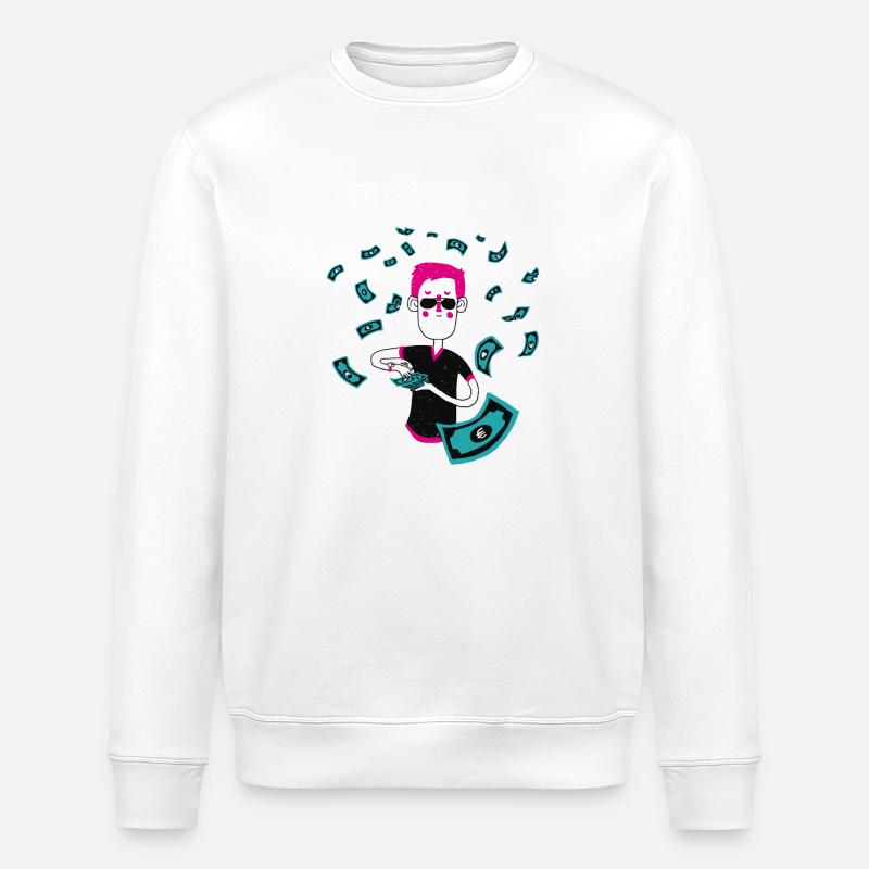 Millionär - Stanley/Stella Unisex Bio-Sweatshirt ROLLER - Weiß