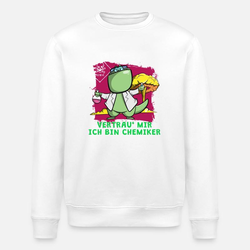 Ich bin Chemiker - Vertrau mir - Stanley/Stella Unisex Bio-Sweatshirt ROLLER - Weiß