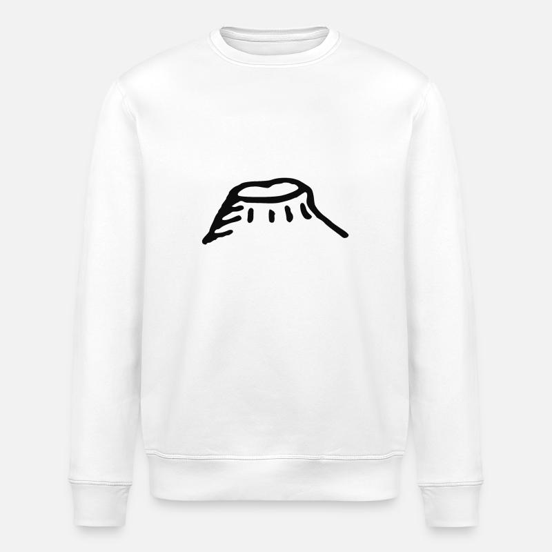 Berg. (Schwarz) - Stanley/Stella Unisex Bio-Sweatshirt ROLLER - Weiß