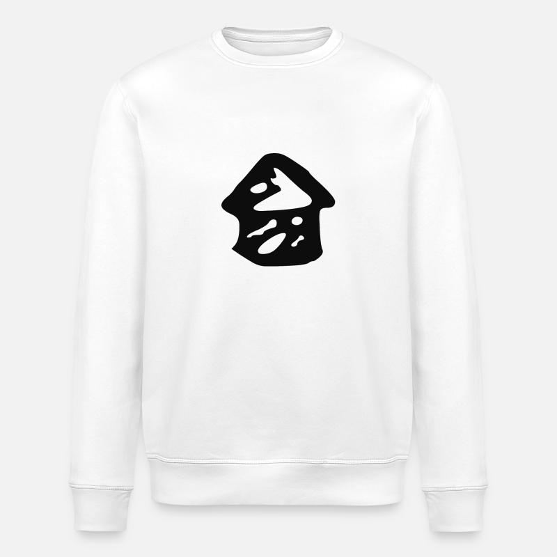 Fresher Tower (Black) - Stanley/Stella ROLLER Unisex Organic Sweatshirt - white