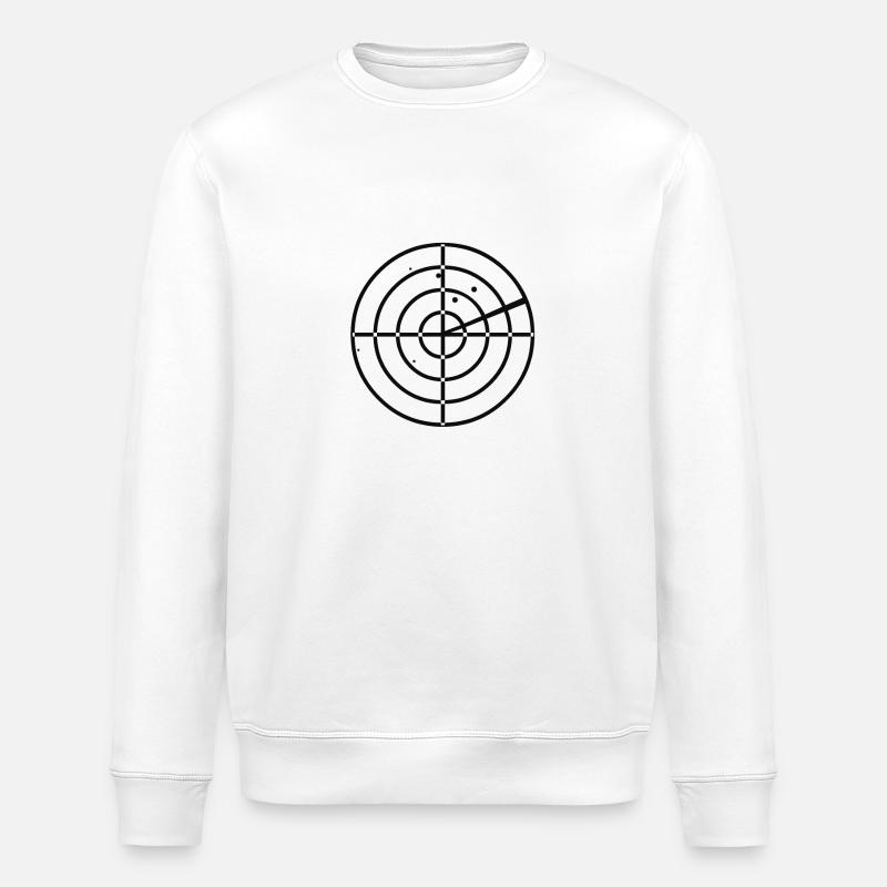 Target (black) - Stanley/Stella ROLLER Unisex Organic Sweatshirt - white