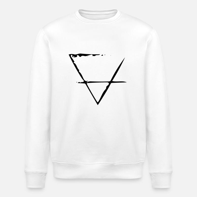 Element Erde - Stanley/Stella Unisex Bio-Sweatshirt ROLLER - Weiß