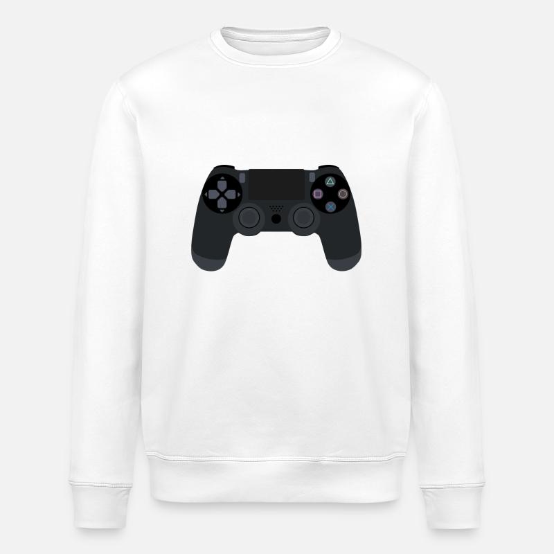 Game Controller - Stanley/Stella ROLLER Unisex Organic Sweatshirt - white