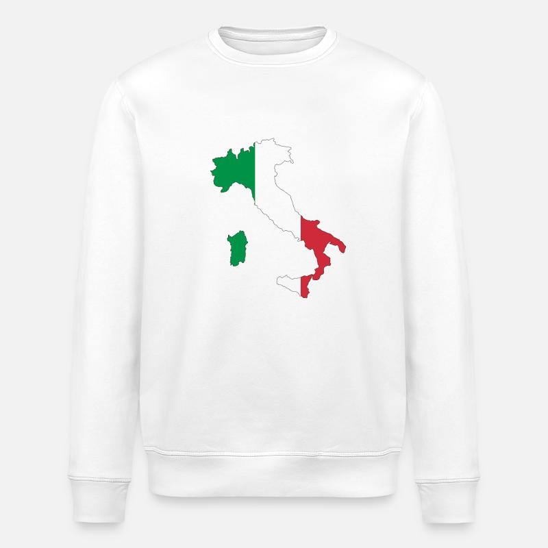 Italie - Sweat bio ROLLER Stanley/Stella Unisexe - blanc