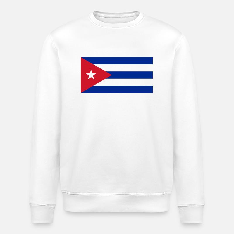 cuba - Stanley/Stella ROLLER Unisex Organic Sweatshirt - white