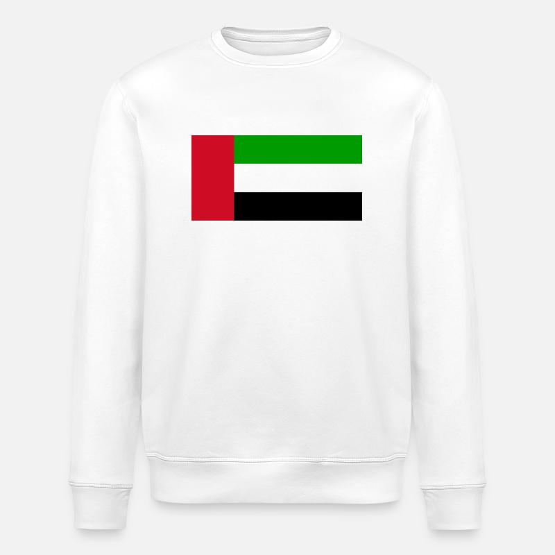Émirats arabes unis - Sweat bio ROLLER Stanley/Stella Unisexe - blanc
