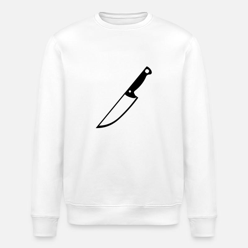 Messerdesign - Stanley/Stella Unisex Bio-Sweatshirt ROLLER - Weiß