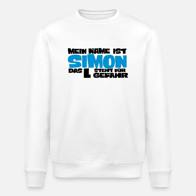 simon - Sweat bio ROLLER Stanley/Stella Unisexe - blanc