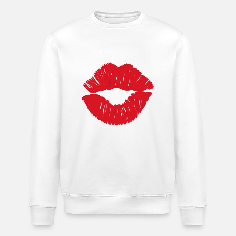 Baisers De - Sweat bio ROLLER Stanley/Stella Unisexe - blanc