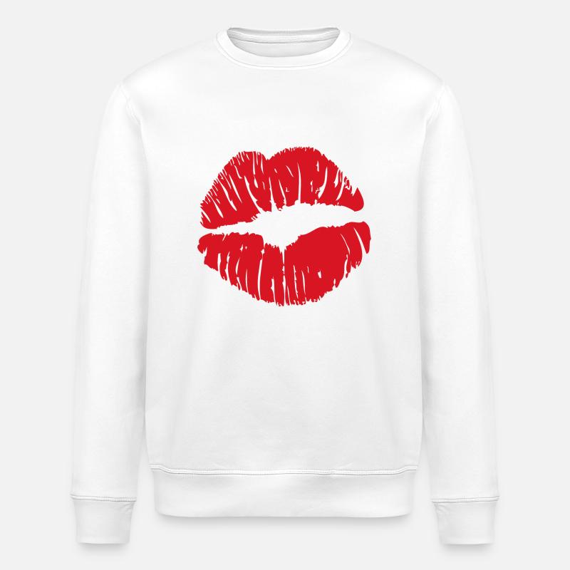 Kisses de - Stanley/Stella Unisex Bio-Sweatshirt ROLLER - Weiß