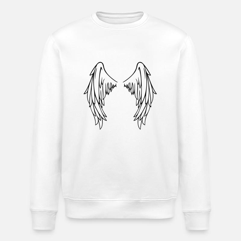 Wings de - Stanley/Stella Unisex Bio-Sweatshirt ROLLER - Weiß