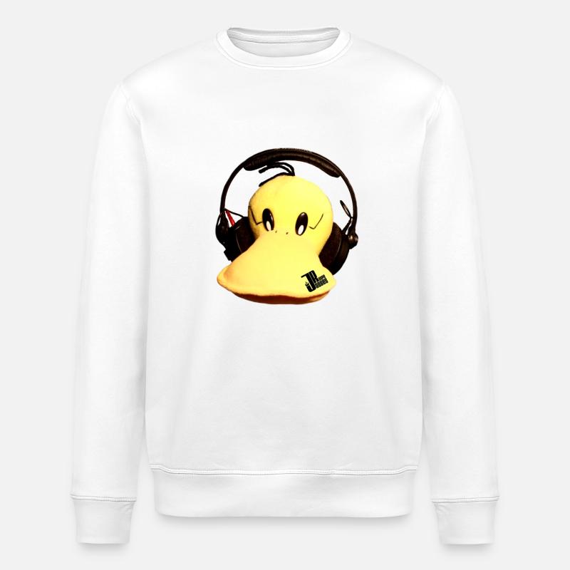 Jaques Raupé Ente - Stanley/Stella Unisex Bio-Sweatshirt ROLLER - Weiß