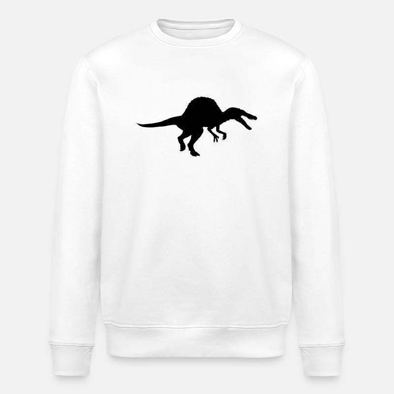 Spinosaurus - Stanley/Stella ROLLER Unisex Organic Sweatshirt - white