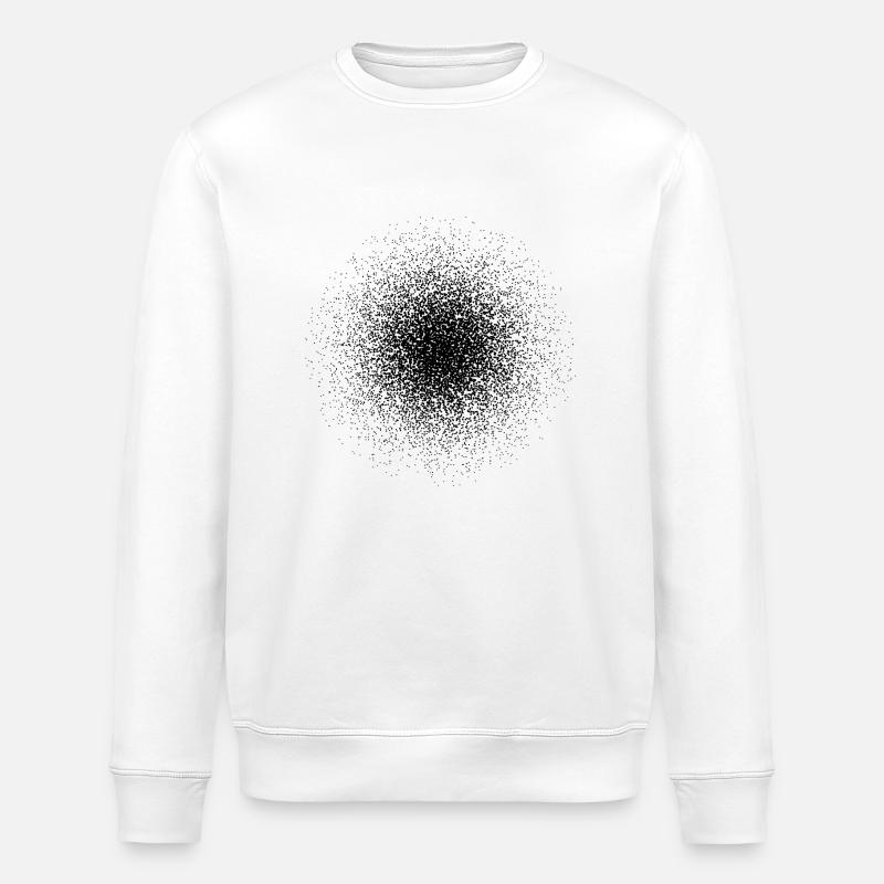 Black point cloud - Stanley/Stella Unisex Bio-Sweatshirt ROLLER - Weiß