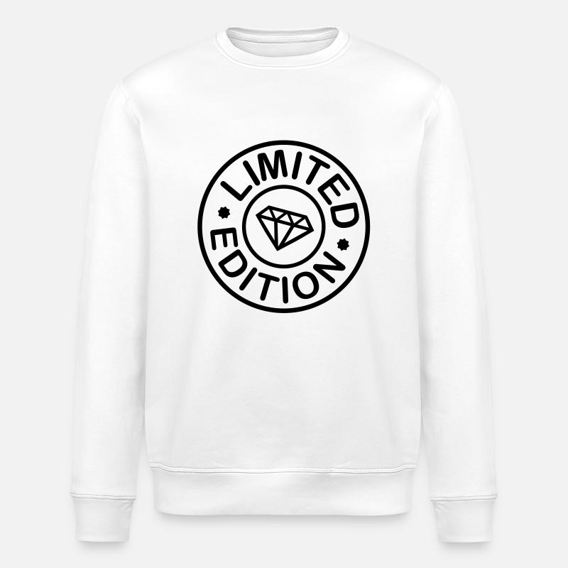 LIMITED EDITION, diamant - Sweat bio ROLLER Stanley/Stella Unisexe - blanc