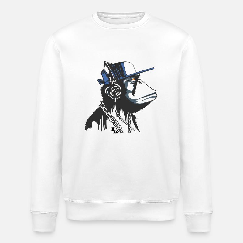 graffiti is art by dk - Sweat bio ROLLER Stanley/Stella Unisexe - blanc