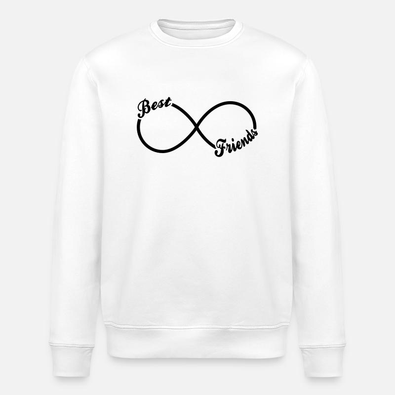 Best Friends Forever - Stanley/Stella Unisex Bio-Sweatshirt ROLLER - Weiß