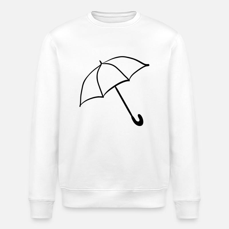 umbrella - Stanley/Stella ROLLER Unisex Organic Sweatshirt - white