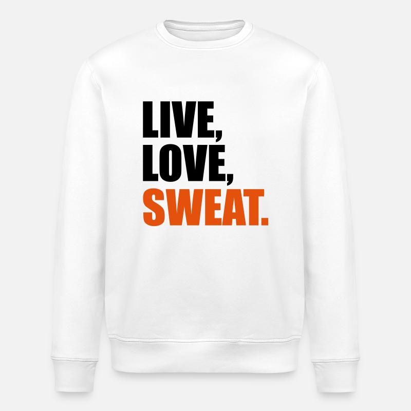 fitness - Stanley/Stella Unisex Bio-Sweatshirt ROLLER - Weiß