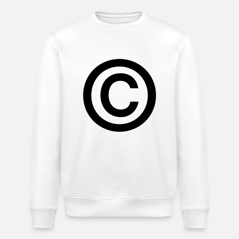 Copyright - Stanley/Stella ROLLER Unisex Organic Sweatshirt - white