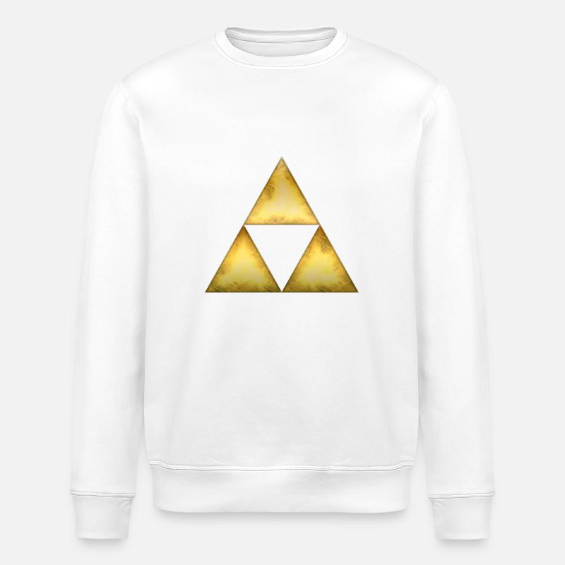 Sierpinski Dreieck - Stanley/Stella Unisex Bio-Sweatshirt ROLLER - Weiß