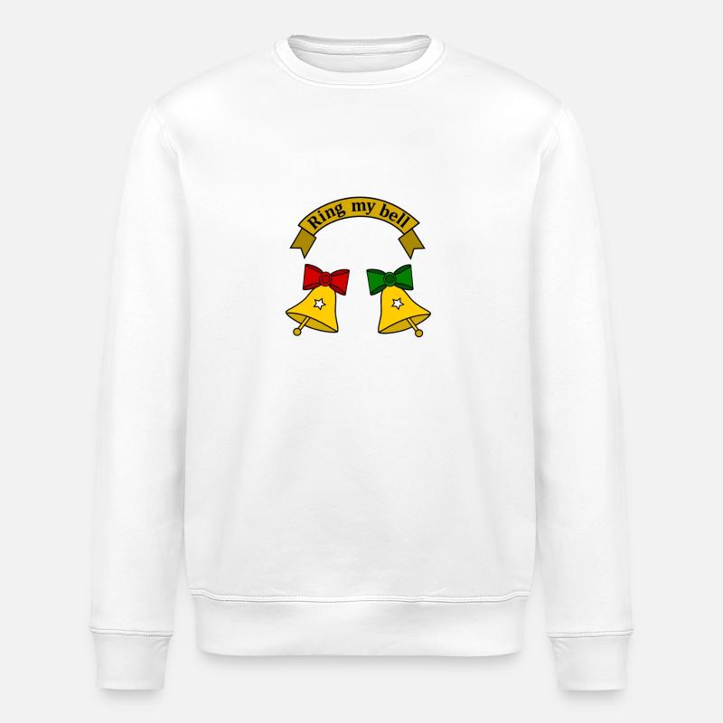 Ring my bell - Stanley/Stella Unisex Bio-Sweatshirt ROLLER - Weiß