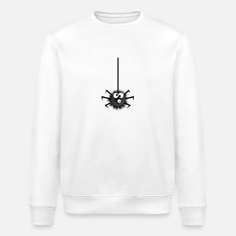 araignée mignonne - Sweat bio ROLLER Stanley/Stella Unisexe - blanc