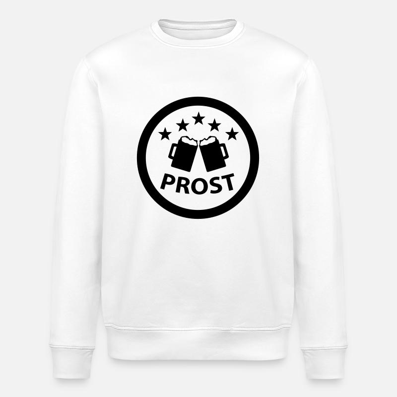 prost - Stanley/Stella ROLLER Unisex Organic Sweatshirt - white