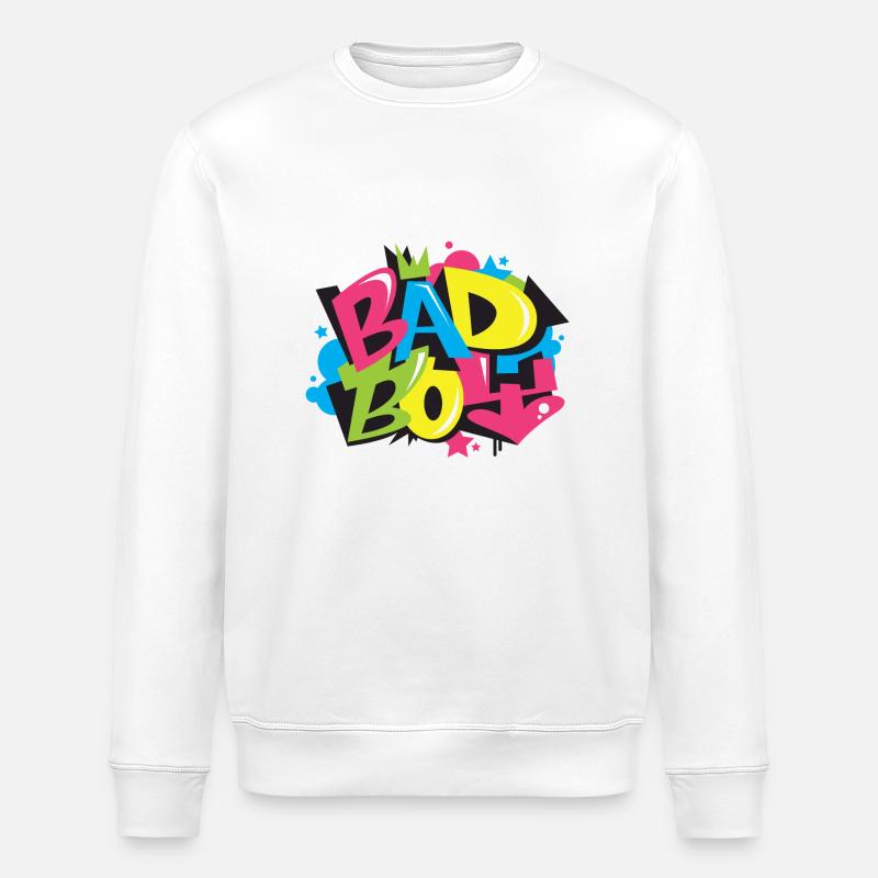 bad_boy - Sweat bio ROLLER Stanley/Stella Unisexe - blanc