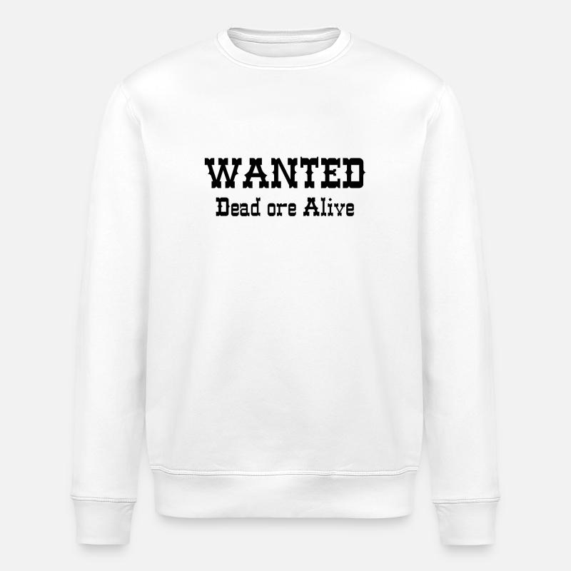 Wanted - Stanley/Stella Unisex Bio-Sweatshirt ROLLER - Weiß