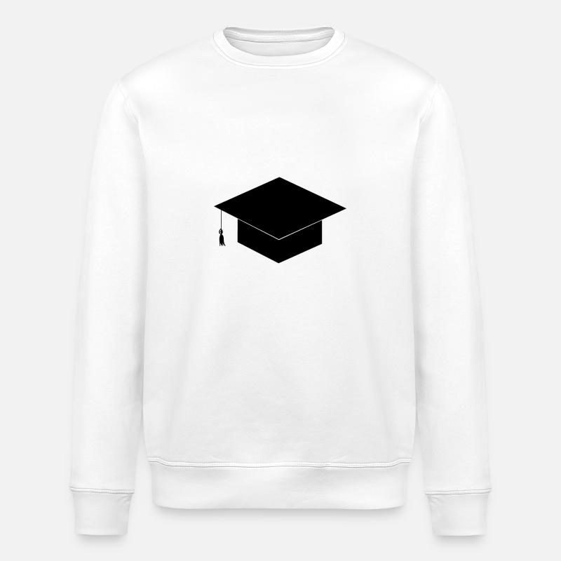 Absolventenkappe_Abschluss - Stanley/Stella Unisex Bio-Sweatshirt ROLLER - Weiß
