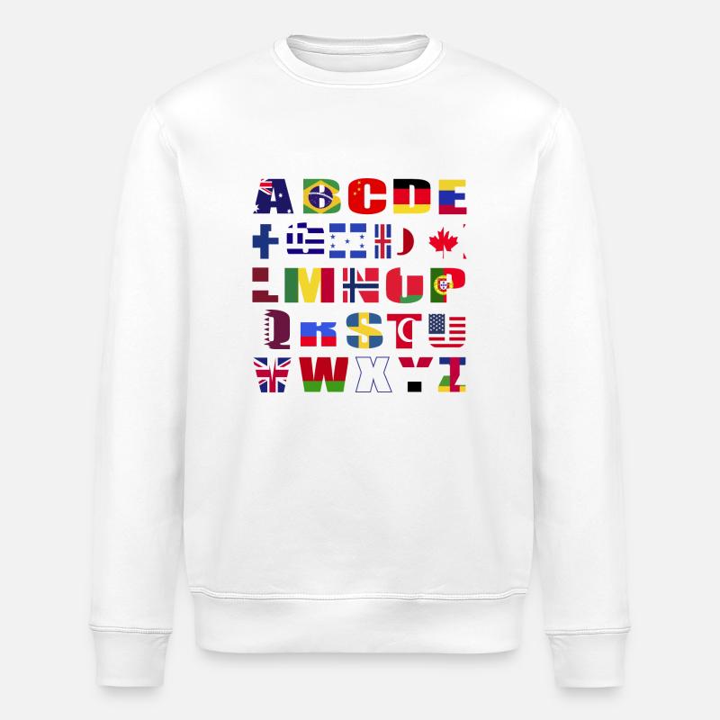 Flaggen - Stanley/Stella Unisex Bio-Sweatshirt ROLLER - Weiß
