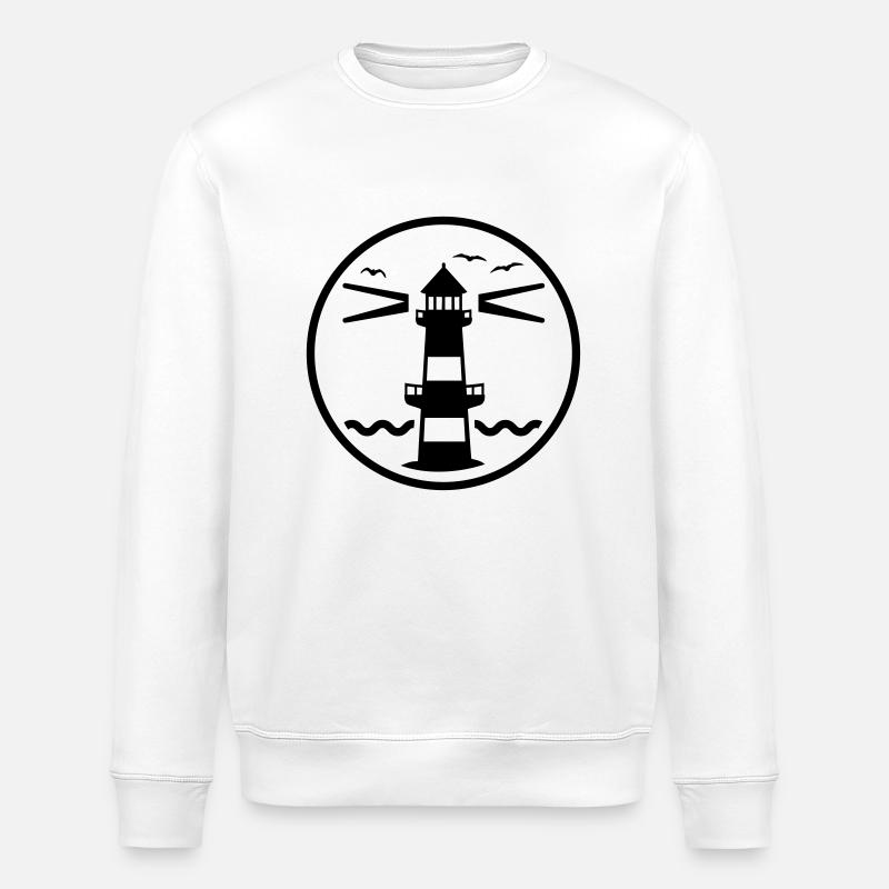 leuchtturm_1_f1 - Stanley/Stella Unisex Bio-Sweatshirt ROLLER - Weiß