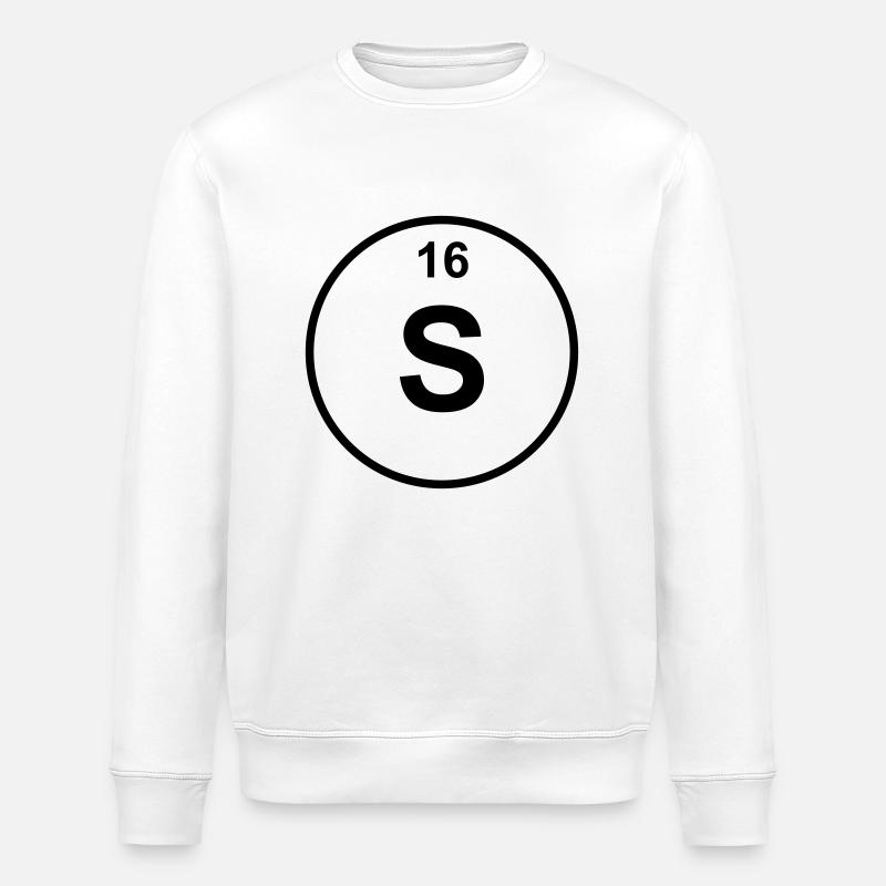 Element 16 - s (sulfur) - Minimal - Sweat bio ROLLER Stanley/Stella Unisexe - blanc