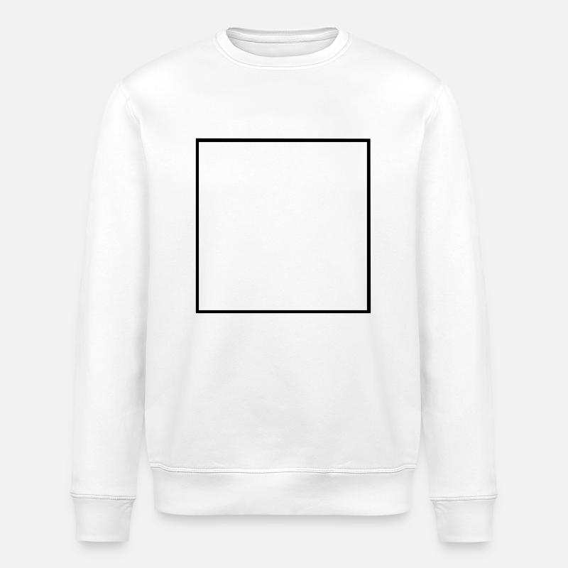 square - Stanley/Stella ROLLER Unisex Organic Sweatshirt - white