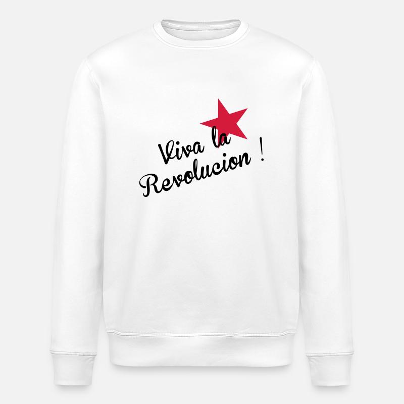 Viva la Revolucion! - Stanley/Stella Unisex Bio-Sweatshirt ROLLER - Weiß