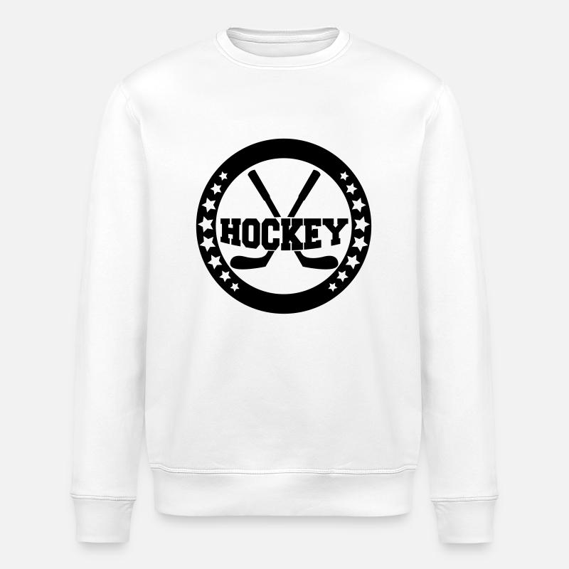 hockey - Stanley/Stella Unisex Bio-Sweatshirt ROLLER - Weiß